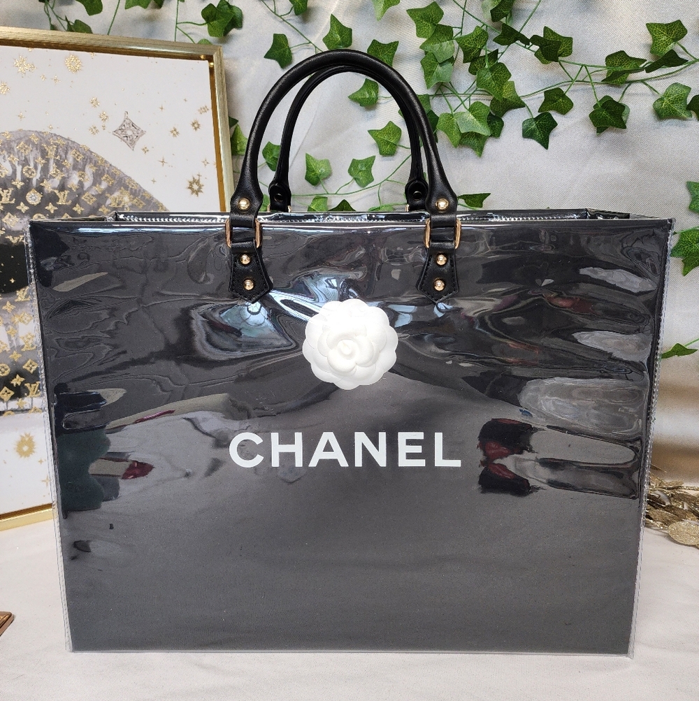 Chanel PVC Shopping Tote - Picture 2 of 12